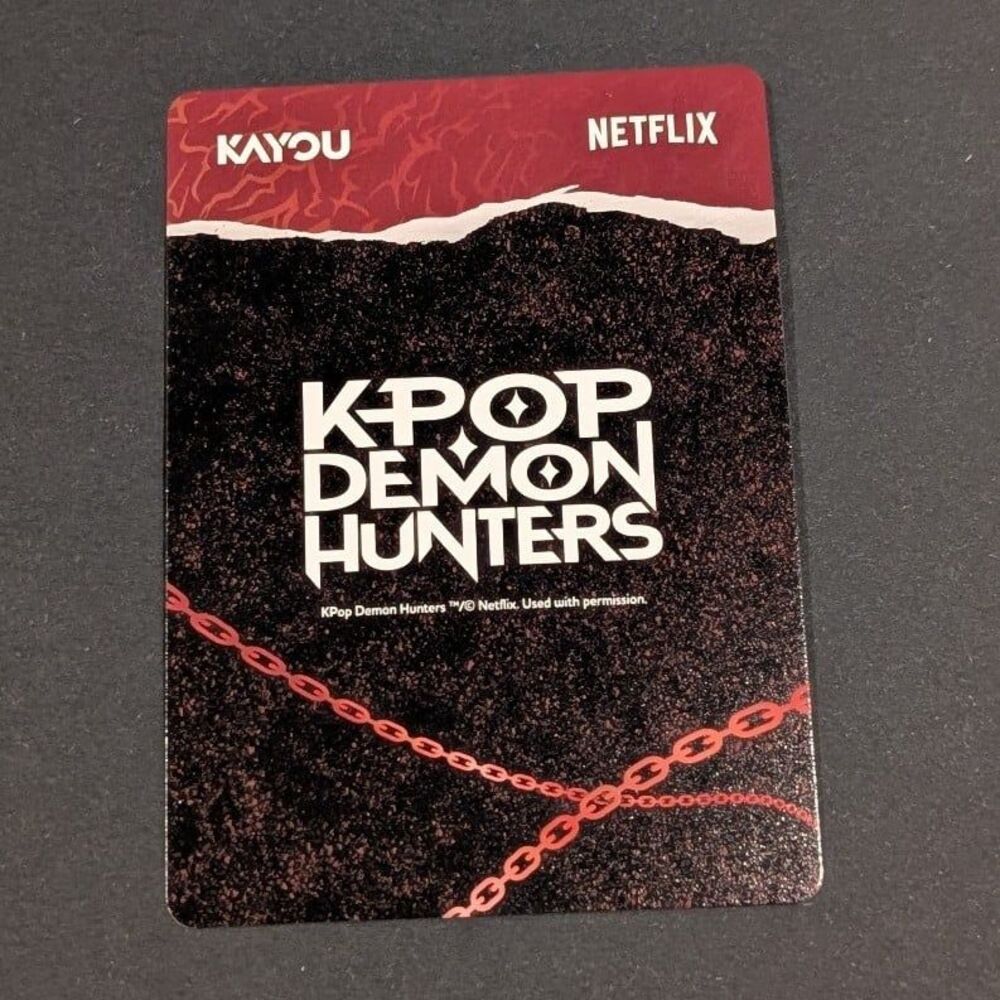 Kayou K-Pop Demon Hunters Saja Boys Abby LR Card KPDH01-LR-003 - Picture 2 of 2